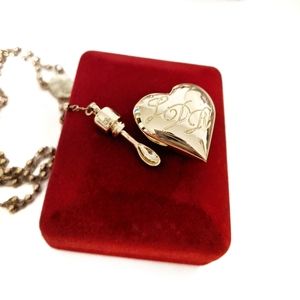 Lana Del Rey Gold Spoon Locket Heart 